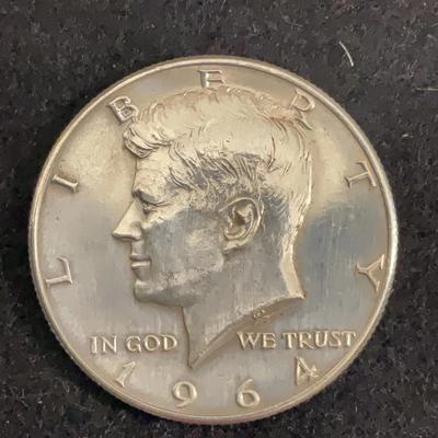 Kennedy Half Dollar Denver - 1964