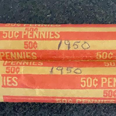 1950 - 1951 50 Cent Pennies