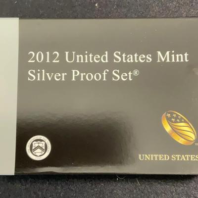 2012 – United States Mint Silver Proof Set 