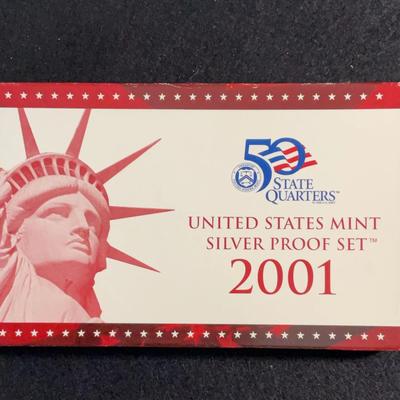  United States Mint Silver Proof Set  - 2001