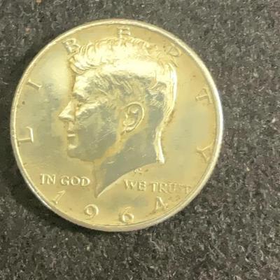 Kennedy Half Dollar Denver - 1964