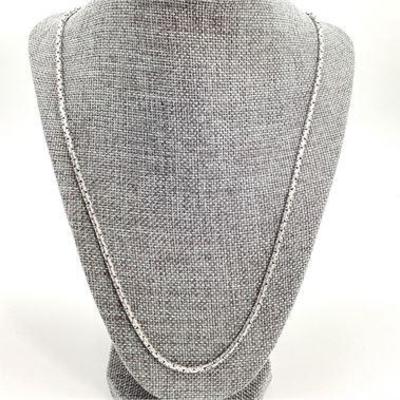 Sale Photo Thumbnail #48: Sterling Silver Thin Byzantine Necklace