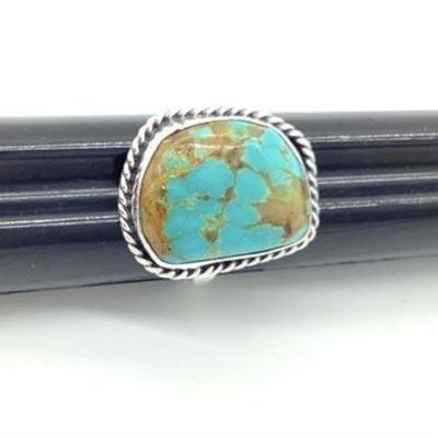 Sale Photo Thumbnail #33: Native American Style Turquoise and Silver Ring