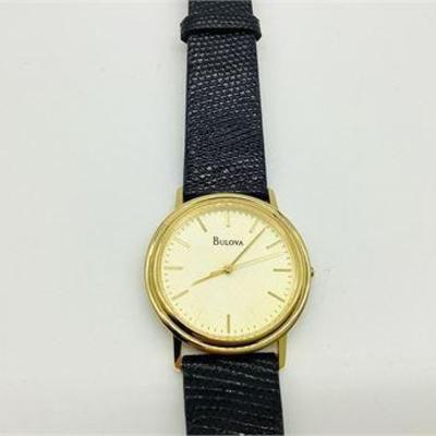 Sale Photo Thumbnail #31: Bulova Gold Tone Quartz Watch