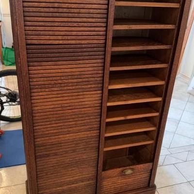 antique filing cabinet