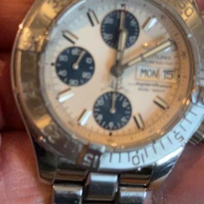 Breitling superocean chronograph watch