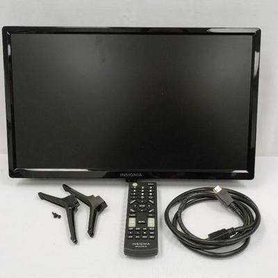 Insignia 17" TV w/ Stands, HDMI Cable + Remote