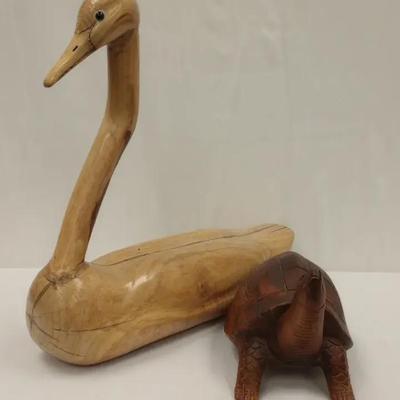 Carved Wood Animals