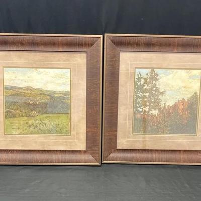 Framed Prints “western View 1 And Western View IX By Megan Meagher