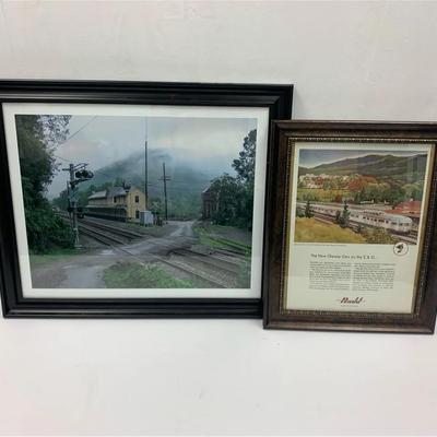Framed Train Pictures