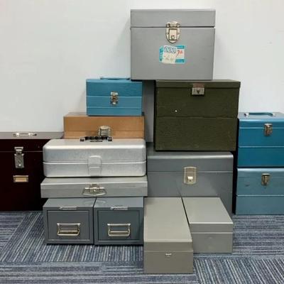 Metal Boxes (14) No Keys