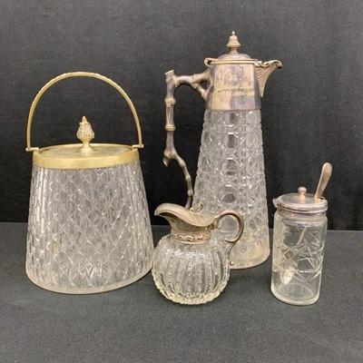 Vintage Serving Pieces - Glass And Silverplate