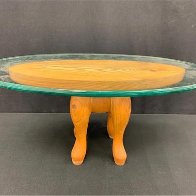 Glass Top Accent Table