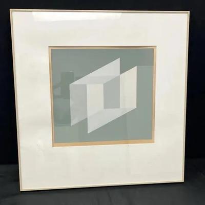 Josef Albers Framed Print-numbered Limited Series