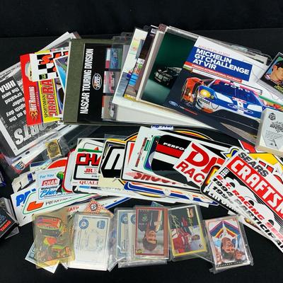 Racing Memorabilia- Trading Cards, Pins, Decals, Hero Cards, And More