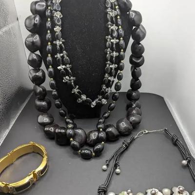 Handmade Wire Wrapped Faux Freshwater Pearls, Monet Necklace and more