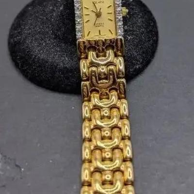 Elgin Diamond Quartz EM472-017 YL61-SR421SW Watch