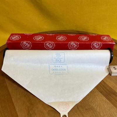 Vintage QRS player piano roll with Charleston numbering