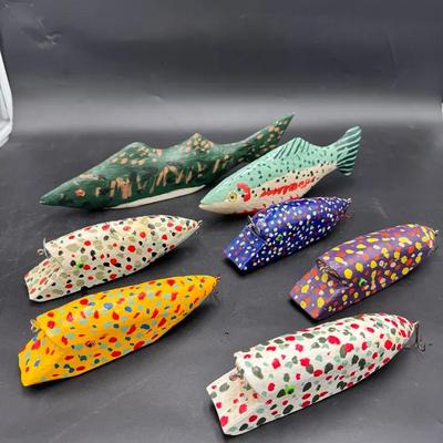 Handmade Decorative Wooden Fish Lures 