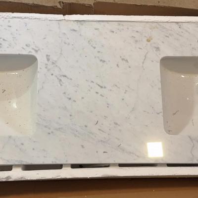 Double Sink Quartz Vanity Top 