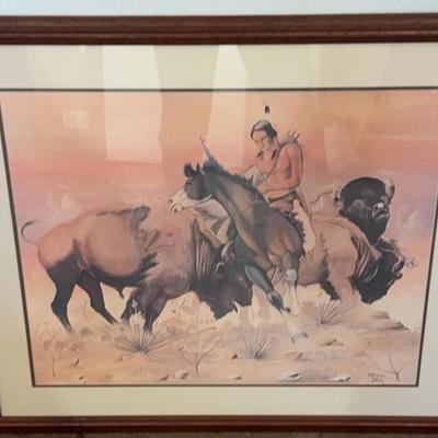 Paha Ska Native American Print - #621/1,000