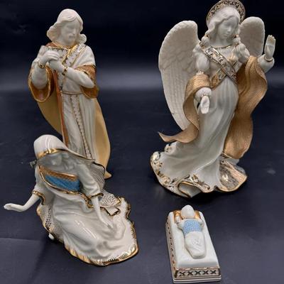 Lenox First In Series Nativity Figurine Set, Qty 4