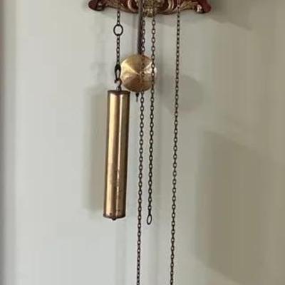 Victorian-Style Ornate Pendulum Wall Clock