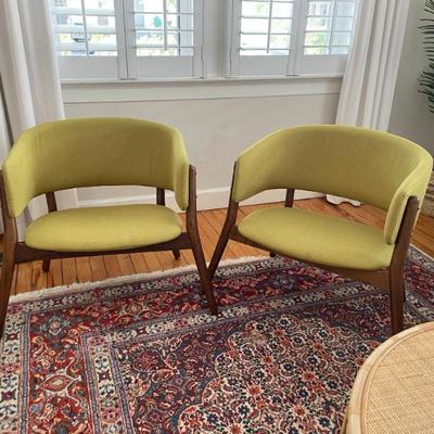 Sale Photo Thumbnail #6: Fantastic MCM Style Chairs $280 for the pair. 