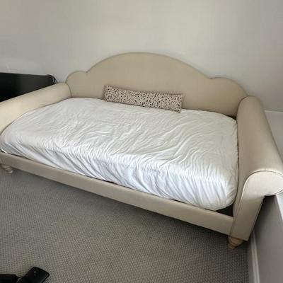 Sale Photo Thumbnail #40: Upholstered Daybed front.