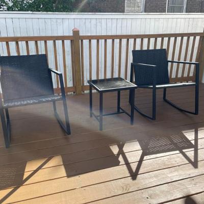 Sale Photo Thumbnail #42: 3pc Outdoor Patio Set $100