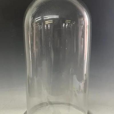 Very Tall Glass Display Cloche, Vintage 