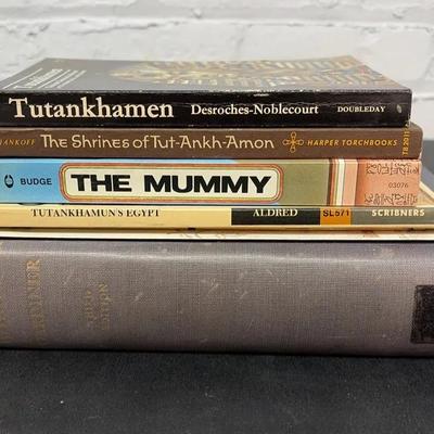 Egyptian History Books, Tutankhamen And Hieroglyphs