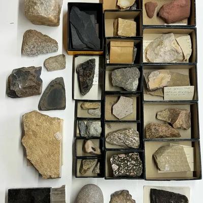 Large Collection Of Rock Samples