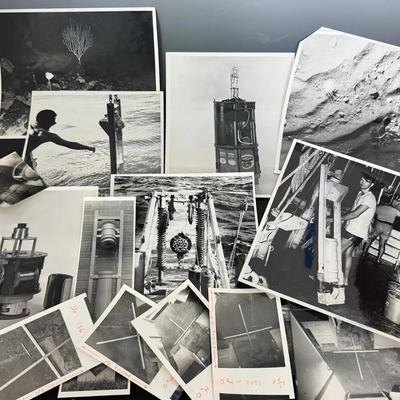 Black & White Photographs Of Deep Sea Research, Columbia University/Lamont Geological (18)