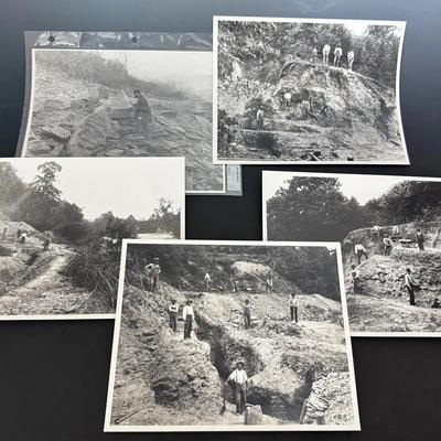 Black & White Photographs Of Scientific Dig Sites (5)