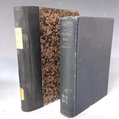 1840’s Paleontologie Francaise”, Orbigny Atlas With 1910 Atlantis:the Antediluvian World By Donnelly