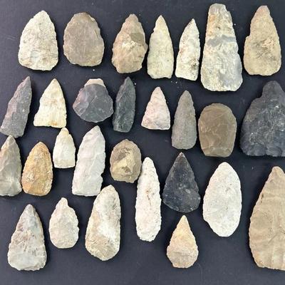 Prehistoric Stone Implements “Bifaces”