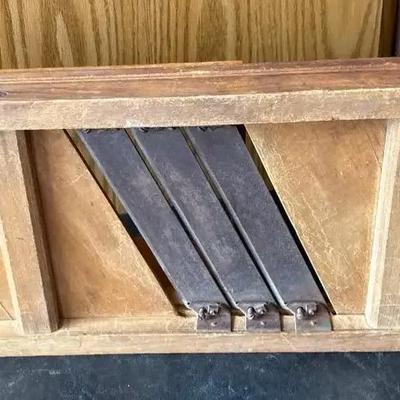 Vintage Wooden Kraut Cutter / Cabbage Shredder