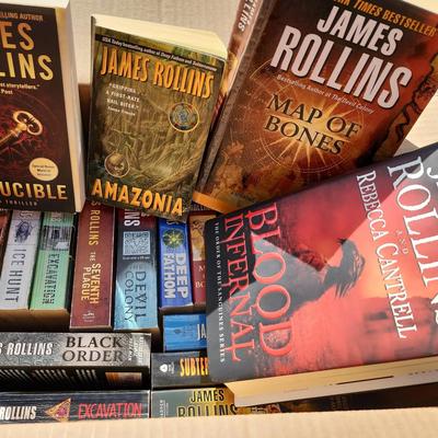 Thrillers! 20 James Rollins Novels - Bestselling Author, Amazonia, Crucible, Blood Inferno