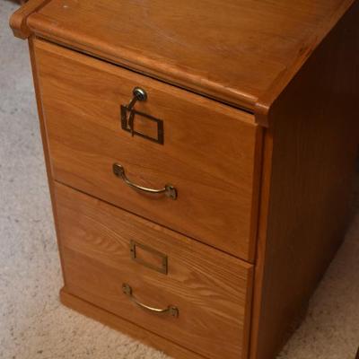 File cabinet with keys
