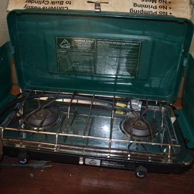Open propane stove
