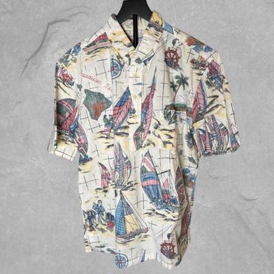 Reyn Spooner Mens Hawaiian Shirt XL - CIassic Island Heritage