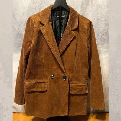 Jason Maxwell Brown Corduroy Jacket, Size Large	
