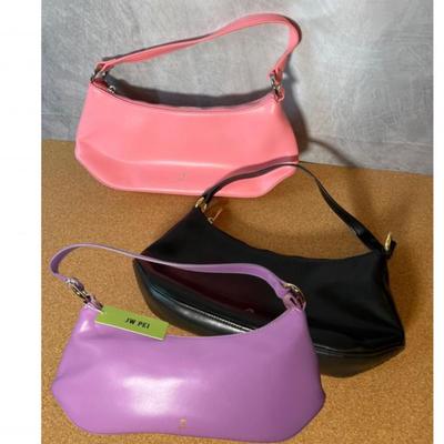 Trio of JW Pei Shoulder Bags - Pink, Lily and Black