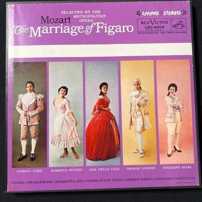 Metropolitan Opera: The Marriage of Figaro by Mozart —Vinyl Record Set