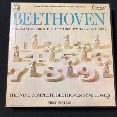 Beethoven: Nine Complete Symphonies-Vinyl First Edition LP Record Set	