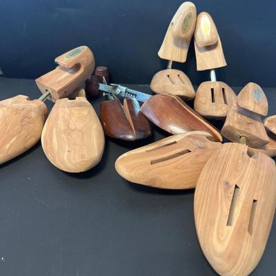 Four Pairs Wooden Shoe Trees