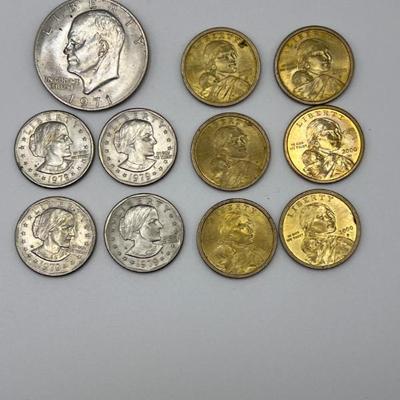 U.S. Mint Tribute Set – Kennedy, SBA & Sacagawea (11 Pieces)