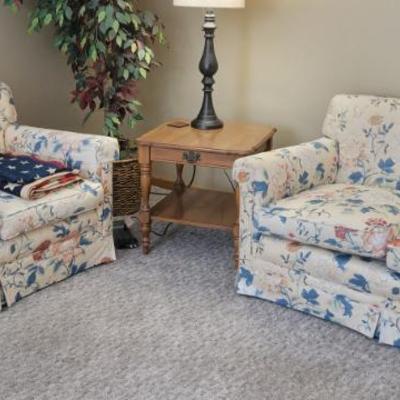 Sale Photo Thumbnail #123: Vintage Floral Loveseats 