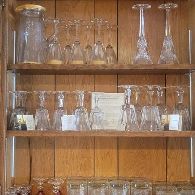 Sale Photo Thumbnail #110: Glass Sets including Waterford 